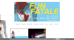 Desktop Screenshot of funfatale.cz