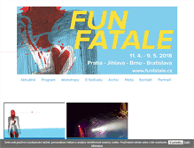 Tablet Screenshot of funfatale.cz